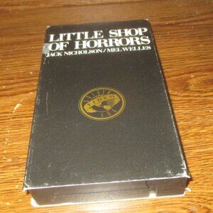 Little Shop of Horrors (VHS, 1960 Version) Mel Welles Jack Nicholson